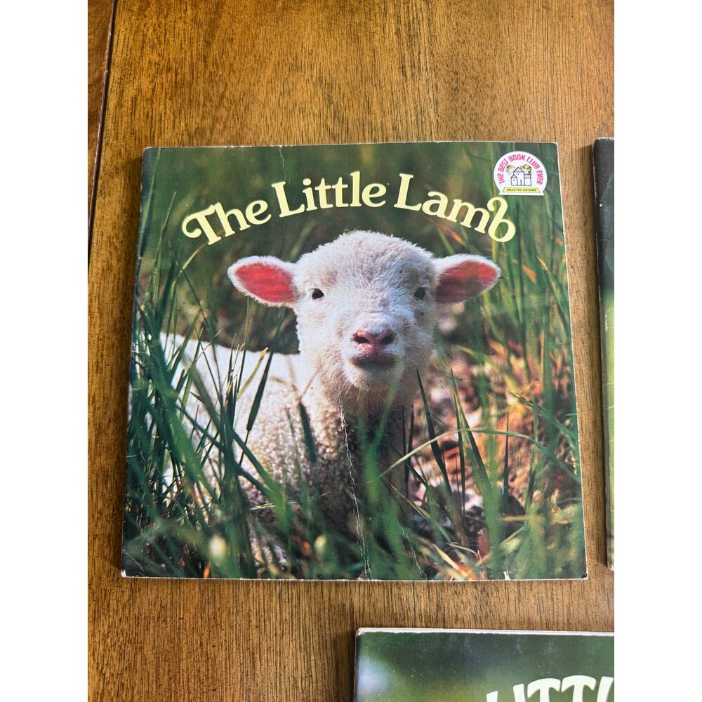 Vintage Random House Pictureback Farm Animal Books Lot Lamb Goat Duck - Picture 4 of 12